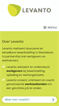 Mobile Screenshot of levanto.be