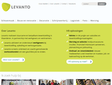 Tablet Screenshot of levanto.be